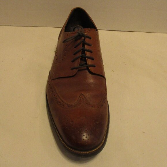 Cole Haan Oxford Men Size 10 Brown Black Lace Up Business Travel Dress Shoes main image 4